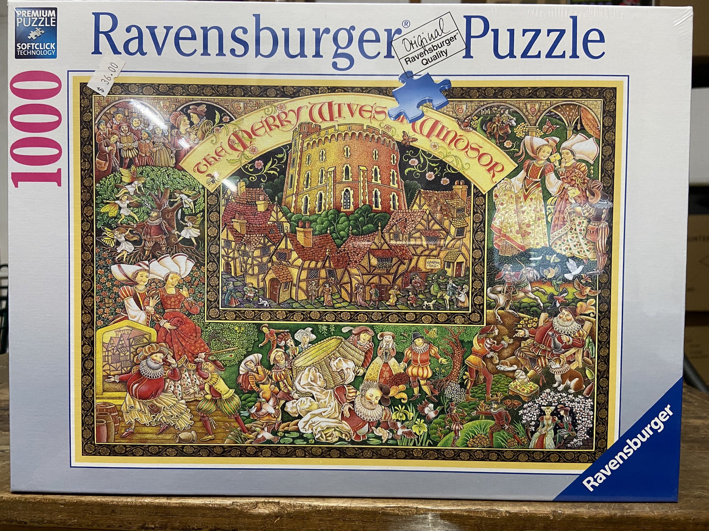 RAVENSBERG PUZZLE 1000PC WINDSOR WIVES PUZZLE #168095 