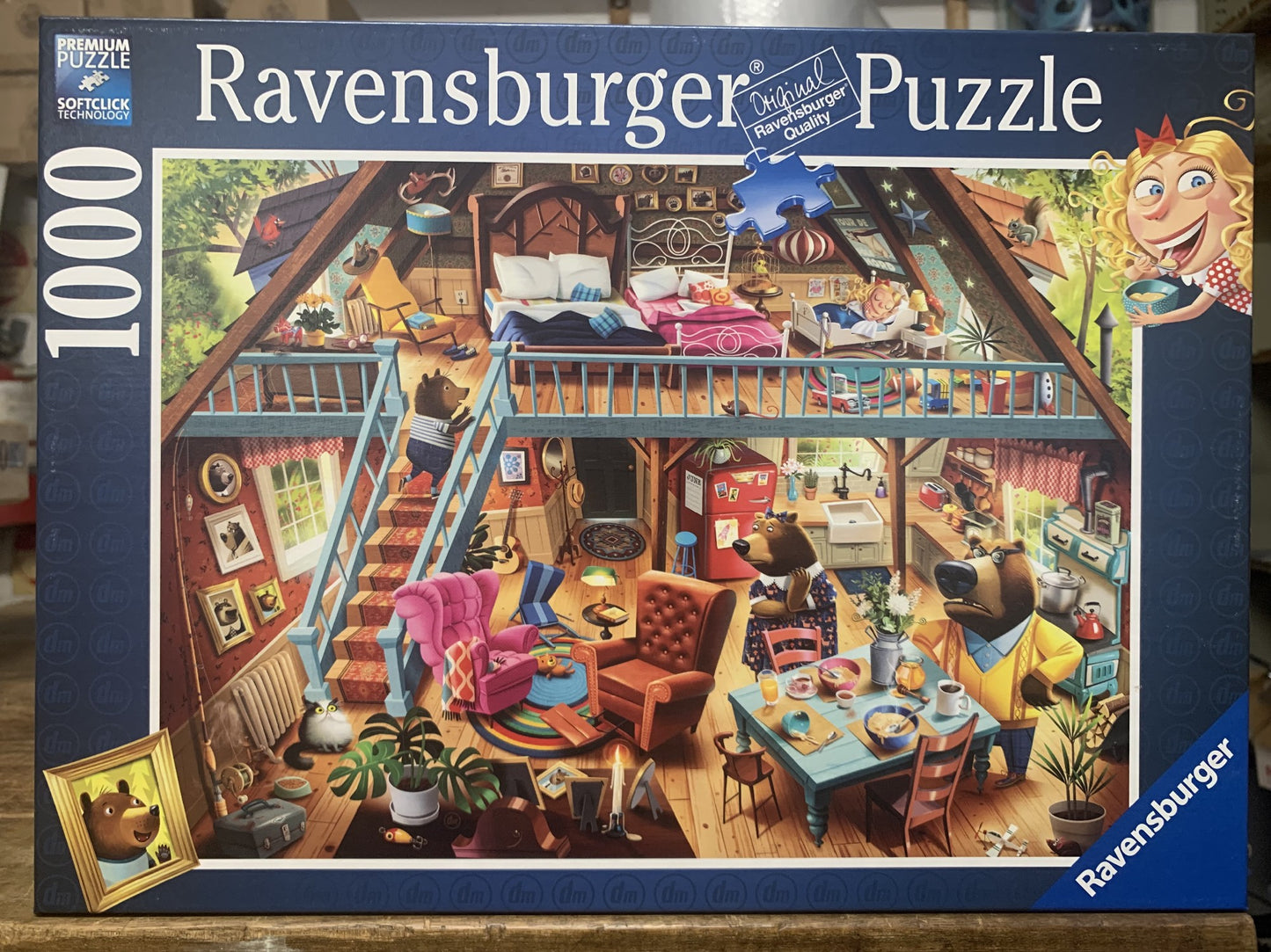 RAVENSBERG PUZZLE 1000PC 173112 GOLDOLOCKS GETS CAUGHT 