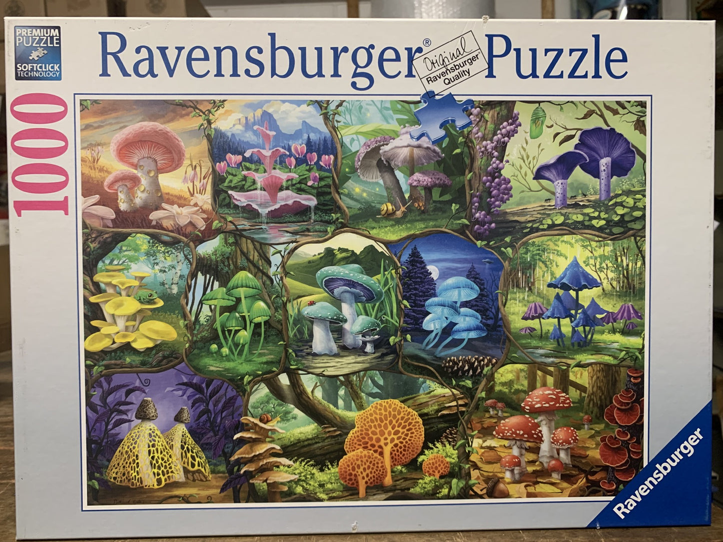 RAVENSBERG PUZZLE 1000PC 173129 BEAUTIFUL MUSHROOMS 