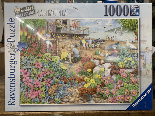 RAVENSBERG PUZZLE 1000PC 174799 BEACH GARDEN CAFE 