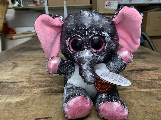 KEEL TOYS 20CM GLITTER ELEPHANT