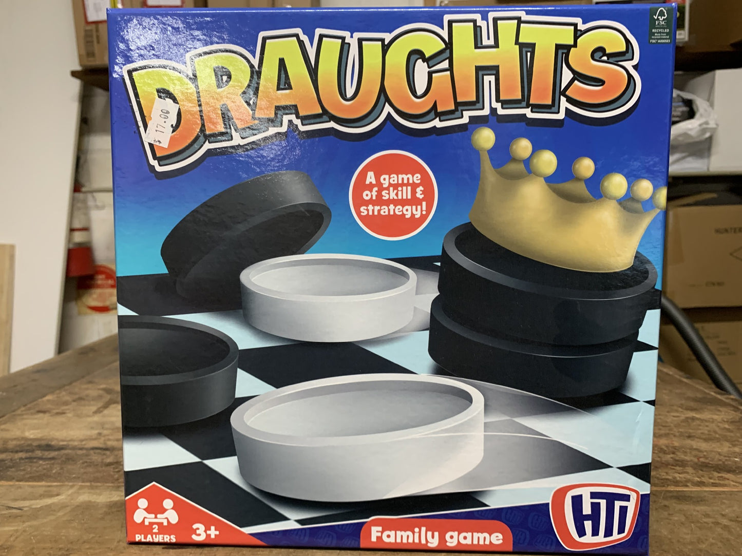 DRAUGHTS BOARD GAME