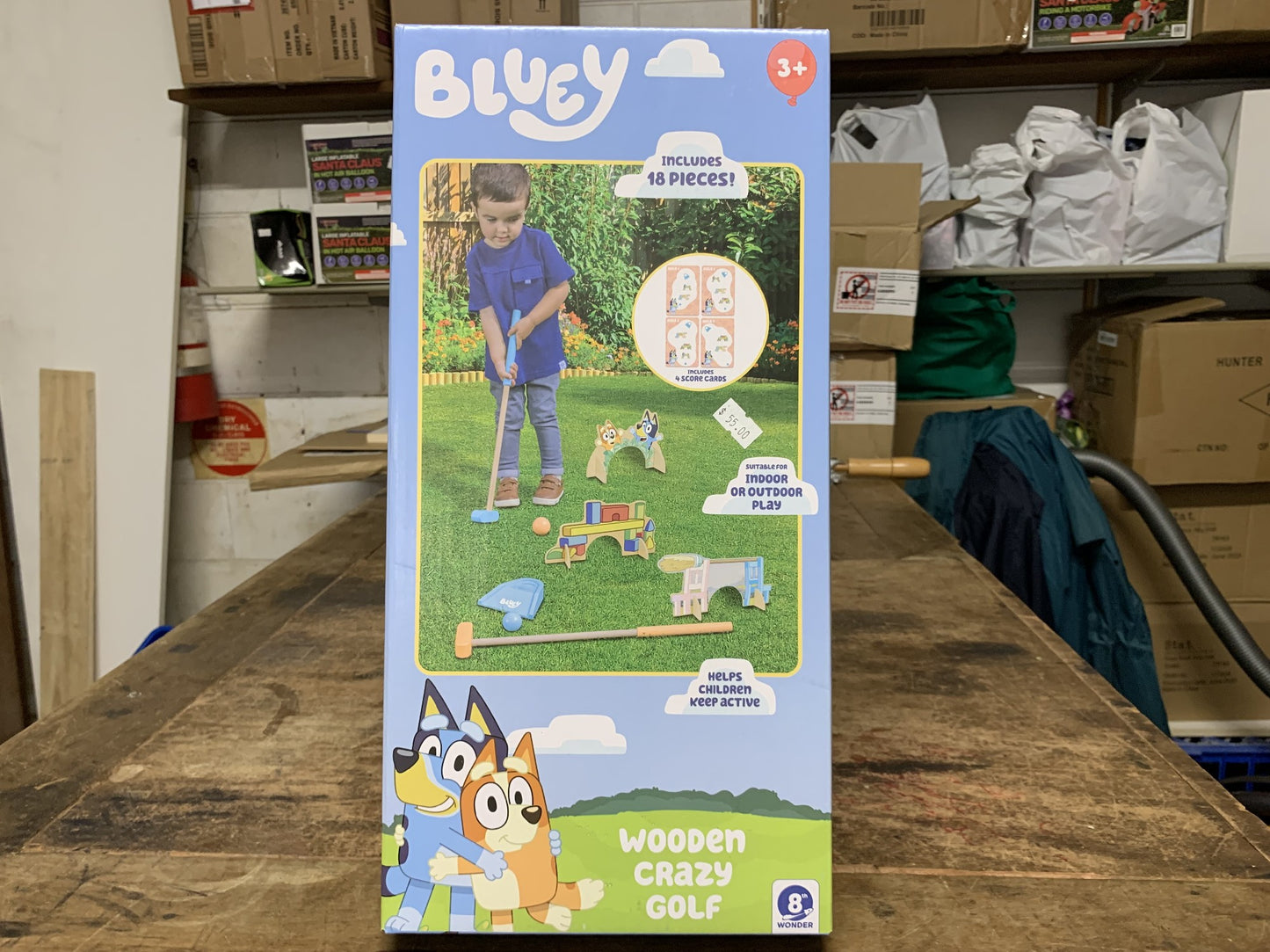 BLUEY WODDEN CRAZY GOLF SET