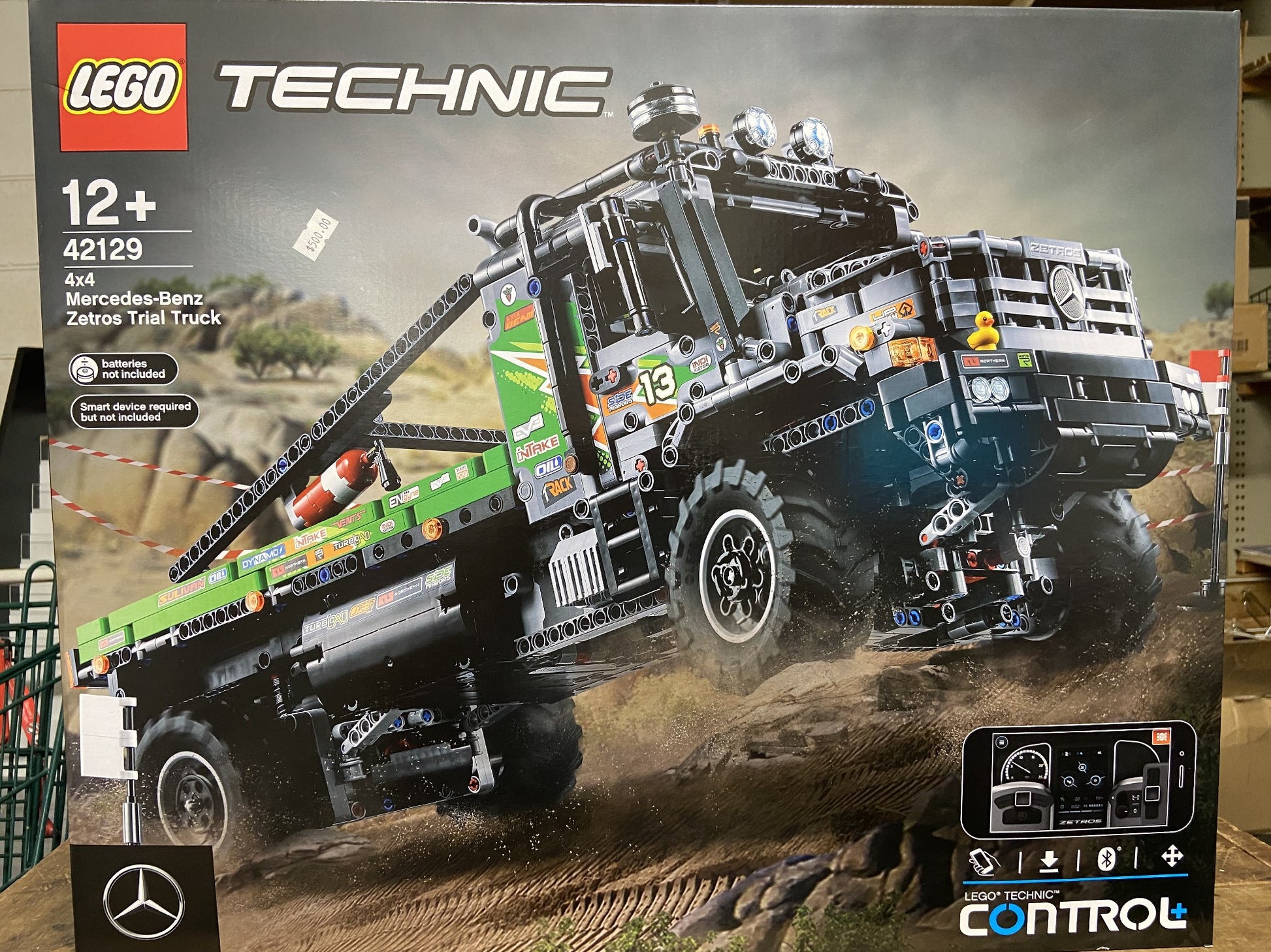 LEGO TECHNIC APP CONTROLLED 4X4 MERCEDES BENZ ZETROS TRIAL 42129 