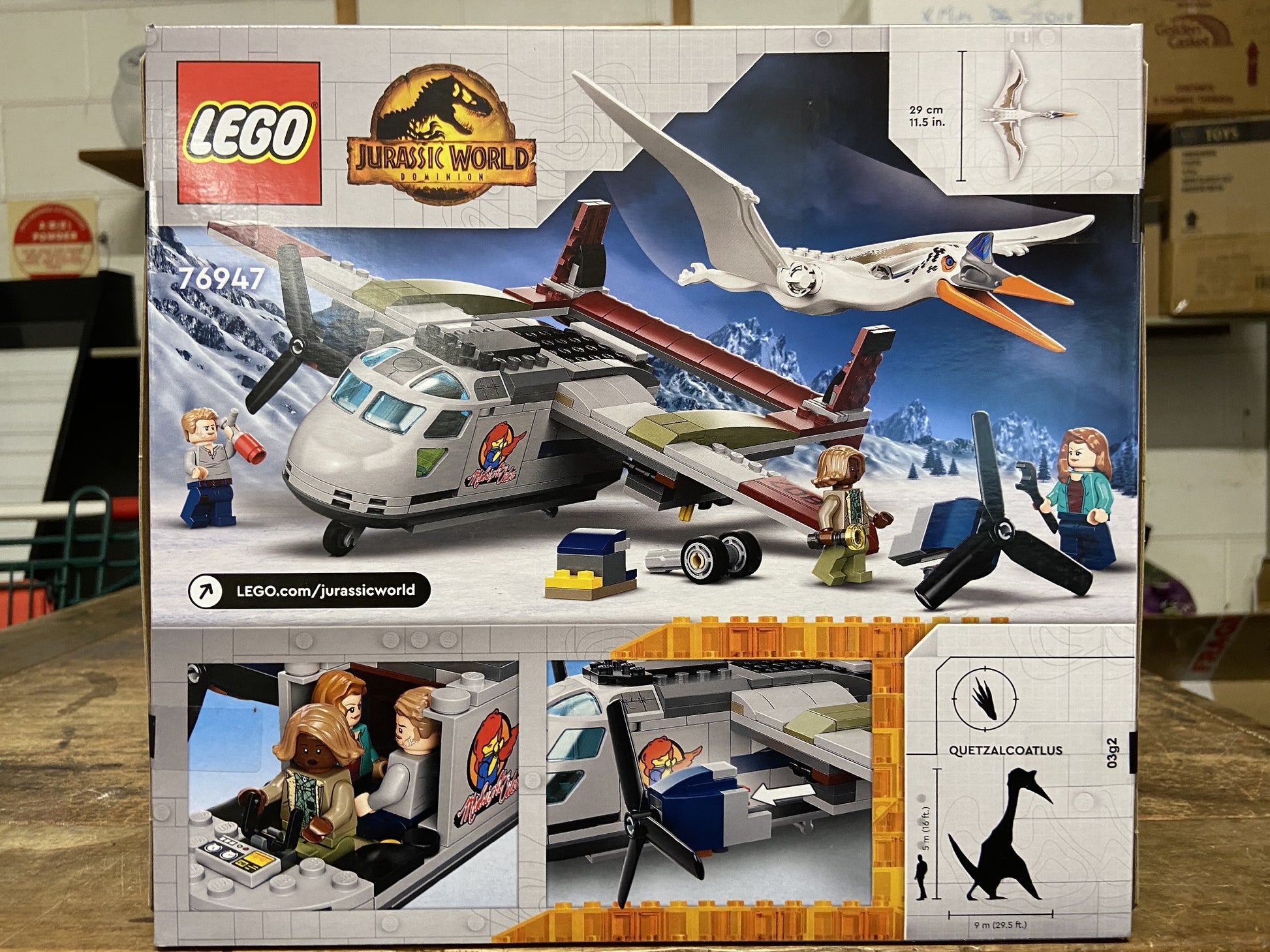 LEGO 76947 QUETZALCOATLUS PLANE AMBUSH 7+ 