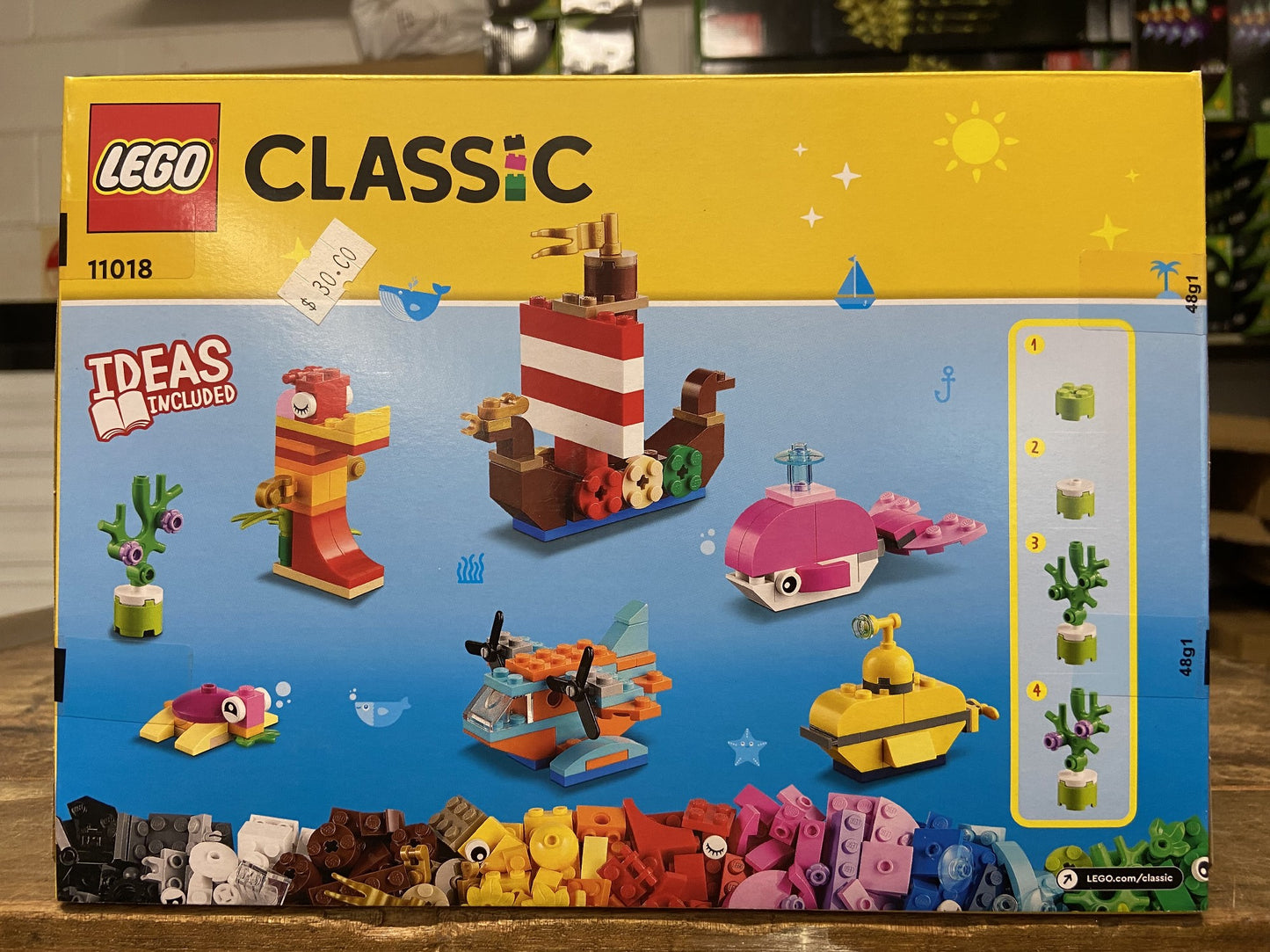 LEGO 11018 CREATIVE OCEAN FUN 4+ 