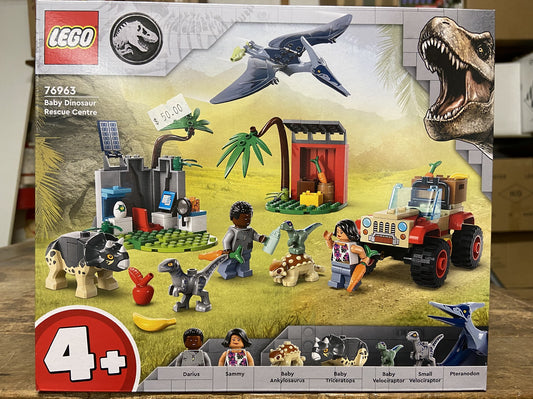 LEGO 76963 BABY DINOSAUR RESCUE CENTER 4+ 