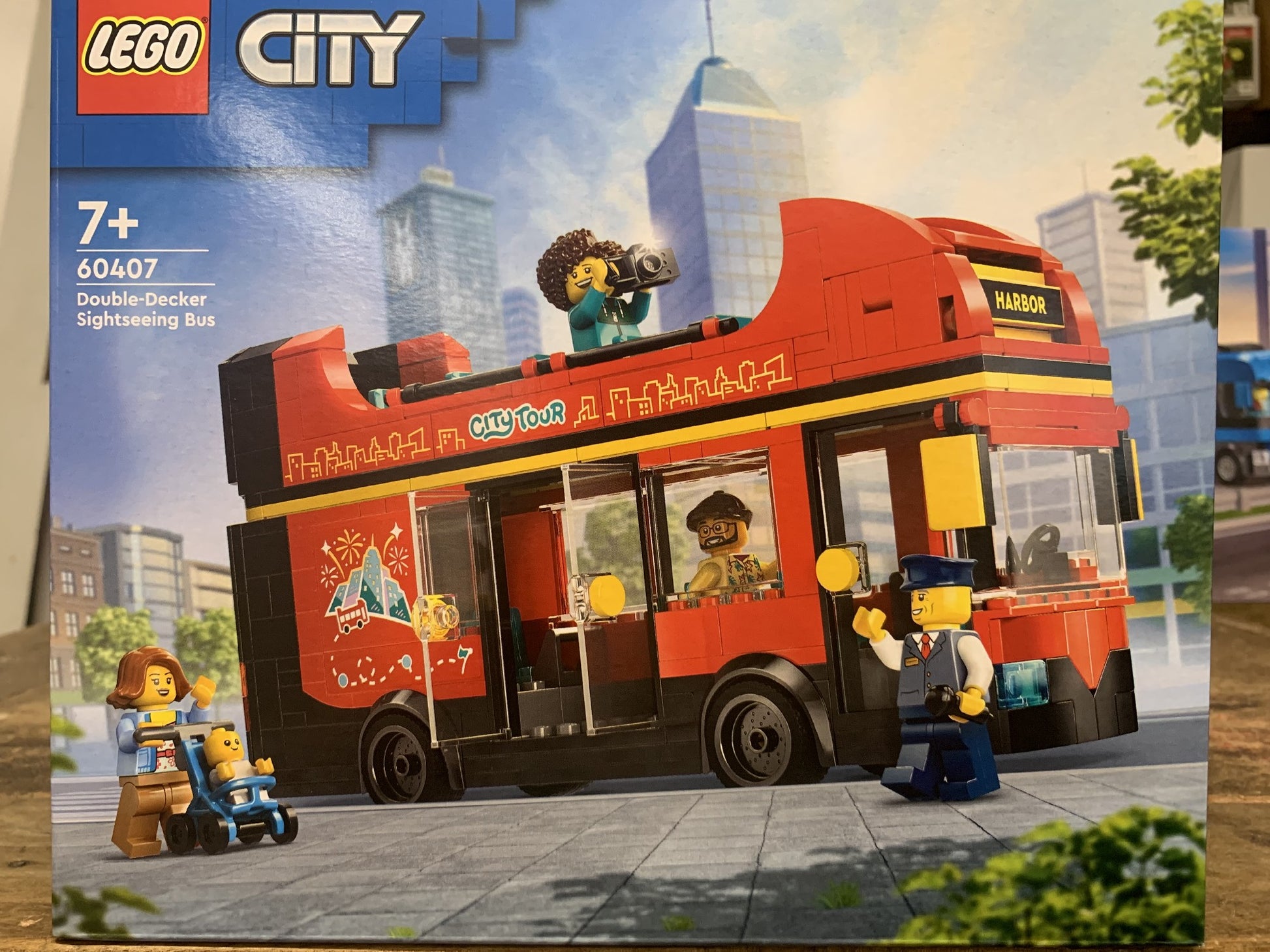 LEGO 60407 RED DOUBLE DECKER SIGHTSEEING BUS