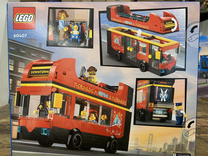 LEGO 60407 RED DOUBLE DECKER SIGHTSEEING BUS