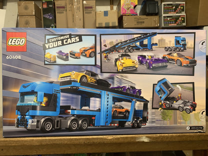 LEGO 60408 CAR TRANSPORTER TRUCK WITH SPORTS CARS