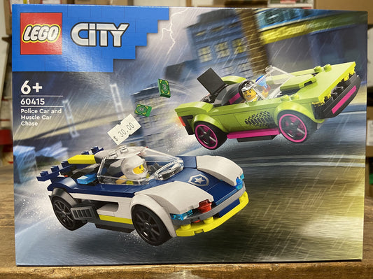 LEGO 60415 POLICE CAR AND MUSCLE CAR CHASE 6+ 