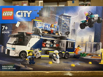 LEGO 60418 POLICE MOBILE CRIME LAB TRUCK 7+ 