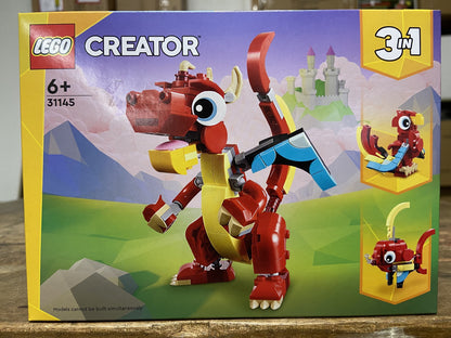 LEGO CREATOR RED DRAGON 31145 6+ 