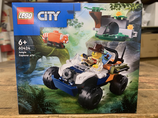 LEGO 60424 JUNGLE EXPLORER ATV RED PANDA MISSION  6+ 