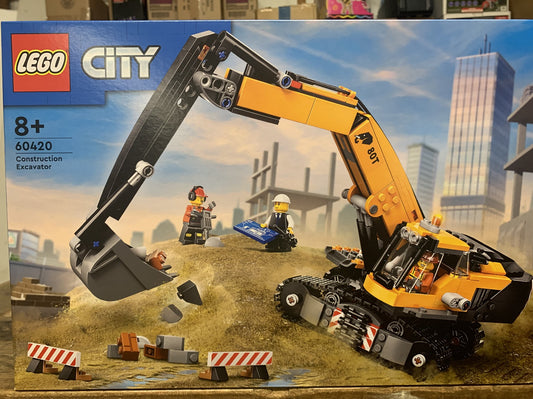 LEGO 60420 YELLOW CONSTRUCTON EXCAVATOR