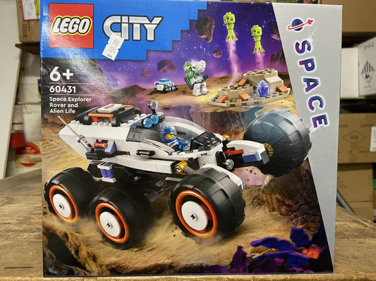 LEGO 60431 SPACE EXPLORER ROVER AND ALIEN LIFE  6+ 