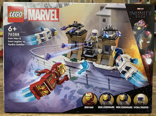 LEGO MARVEL THE INFINITY SAGA 76288 IRON MAN & IRON LEGION vs HYDRA SOLDIER 6+