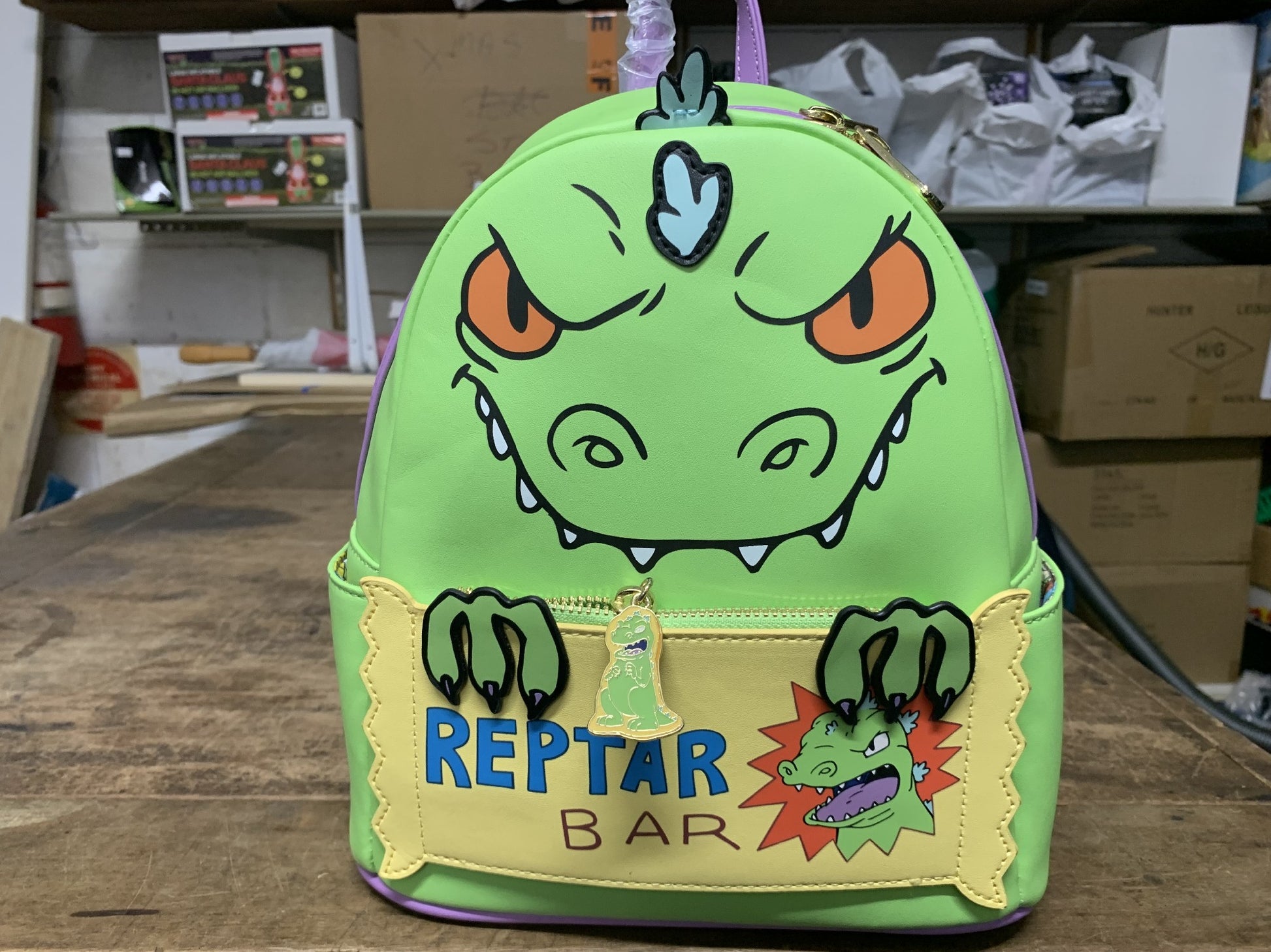 LOUNGEFLY RUGRATS REPTAR BACKPACK 