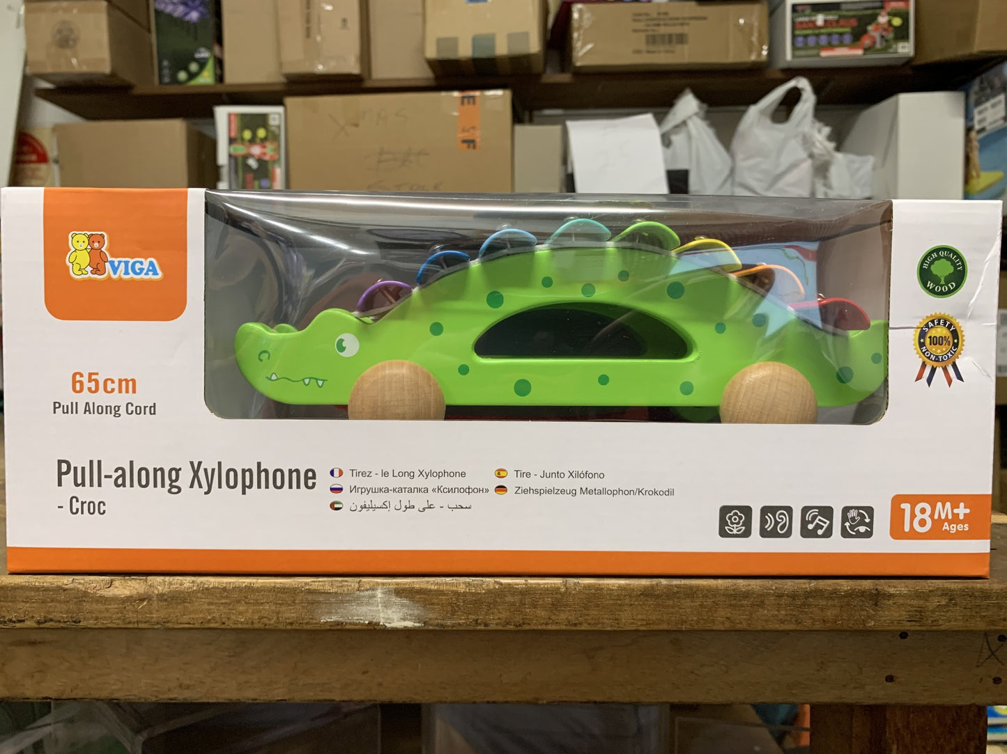 VIGA PULL ALONG CROC XYLOPHONE