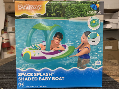 BESTWAY SPACE SPLASH SHADED BABY BOAT