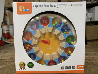 VIGA MAGNETIC BEAD TRACE CLOCK