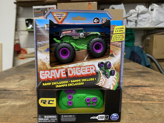 MONSTER JAM RADIO CONTROL 1:64 GRAVE DIGGER