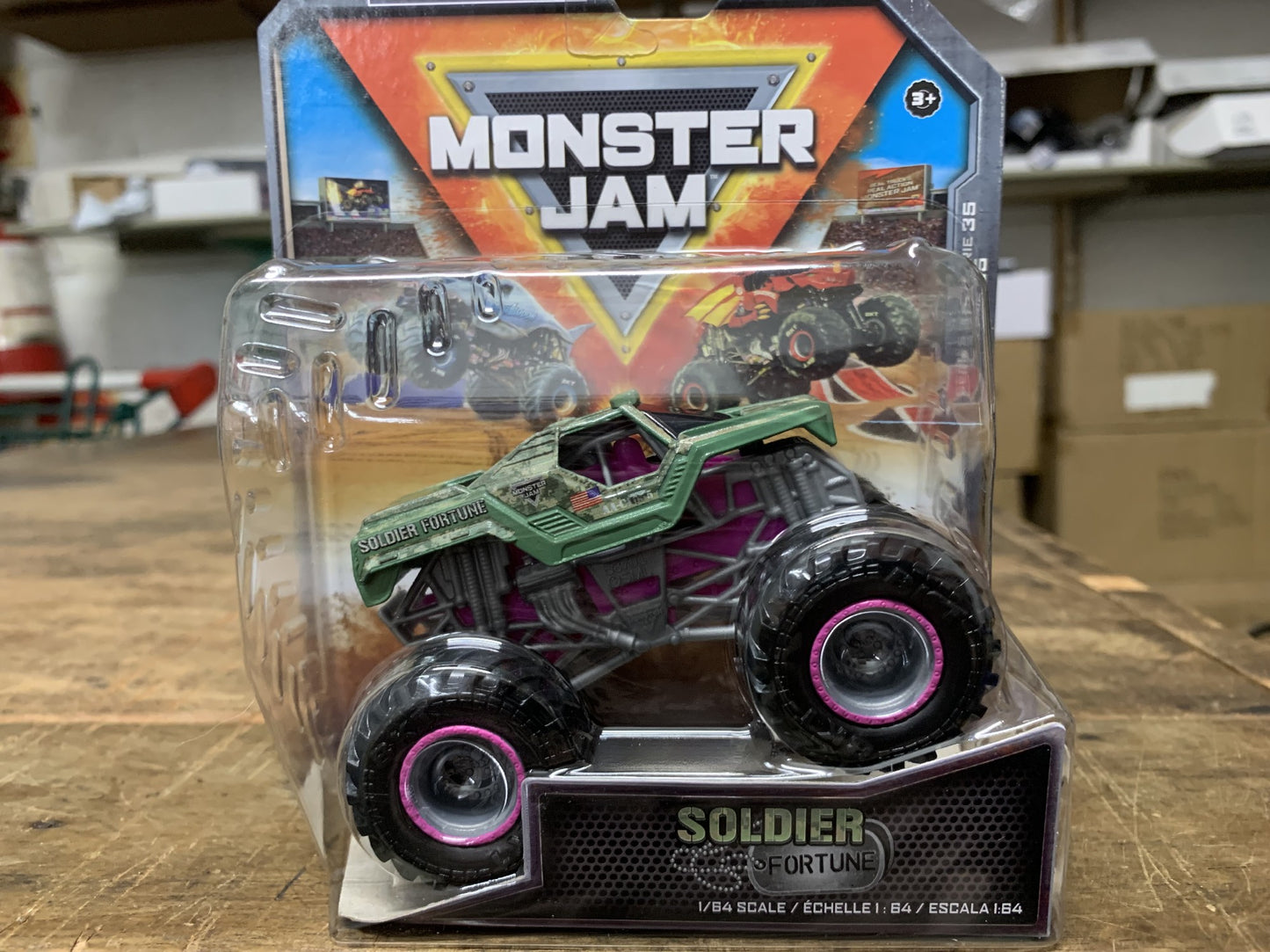 MONSTER JAM 1:64 DIECAST TRUCK SOLDIER FORTUNE 