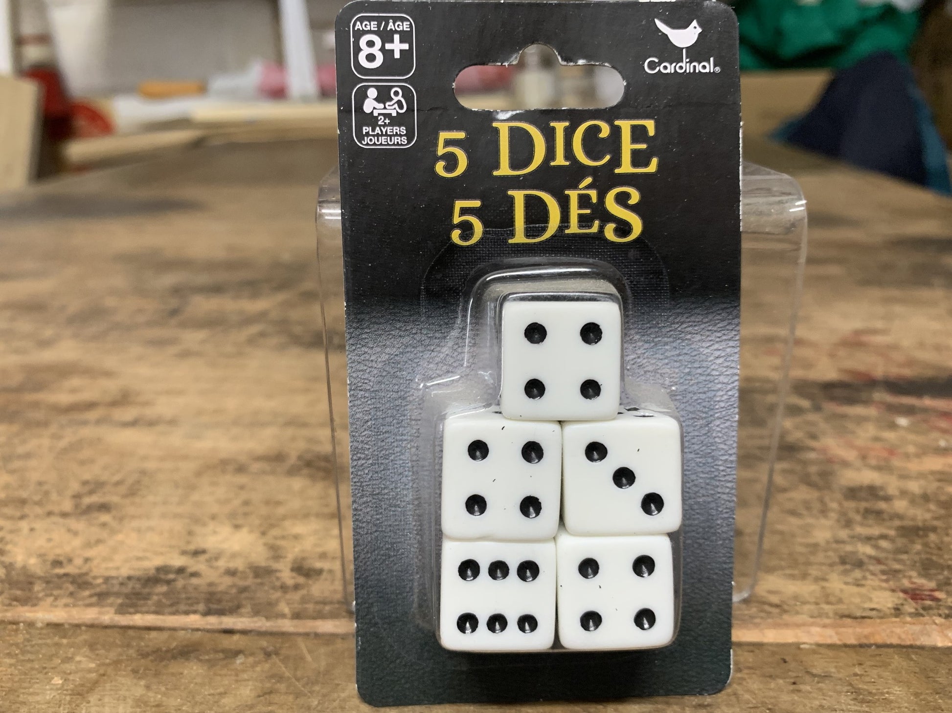 CLASIC GAMES PACK OF 5 DICE