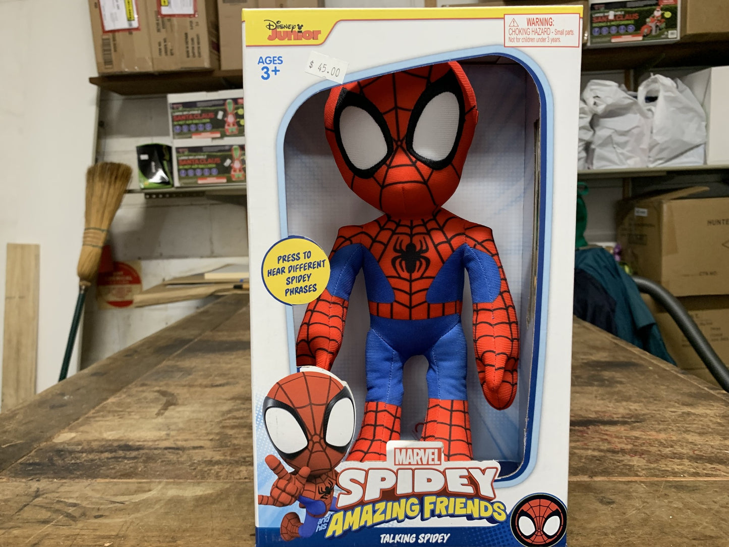 SPIDEY AND HIS AMIZING FRIENDS TALKING PLUSH