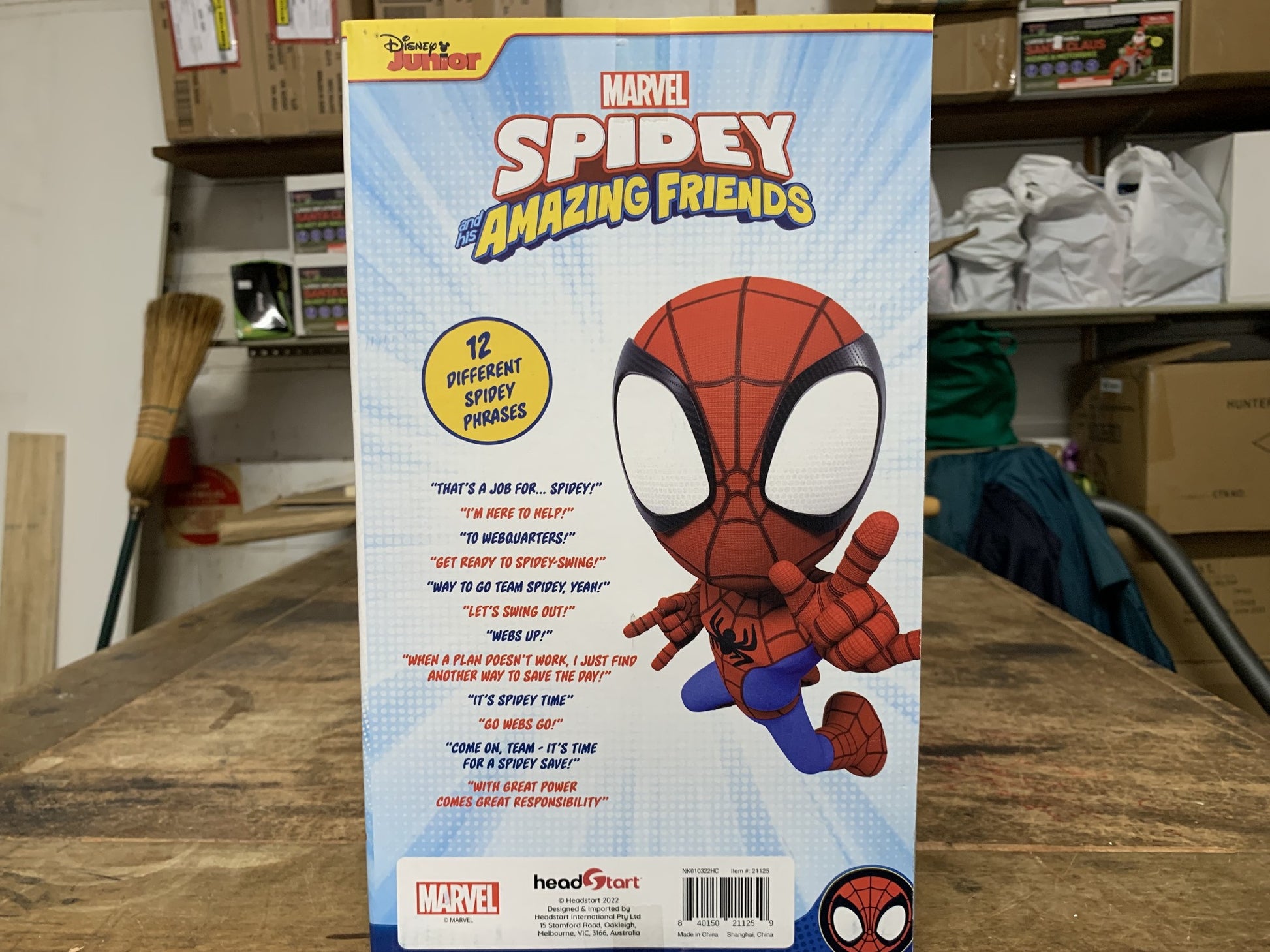 SPIDEY AND HIS AMIZING FRIENDS TALKING PLUSH