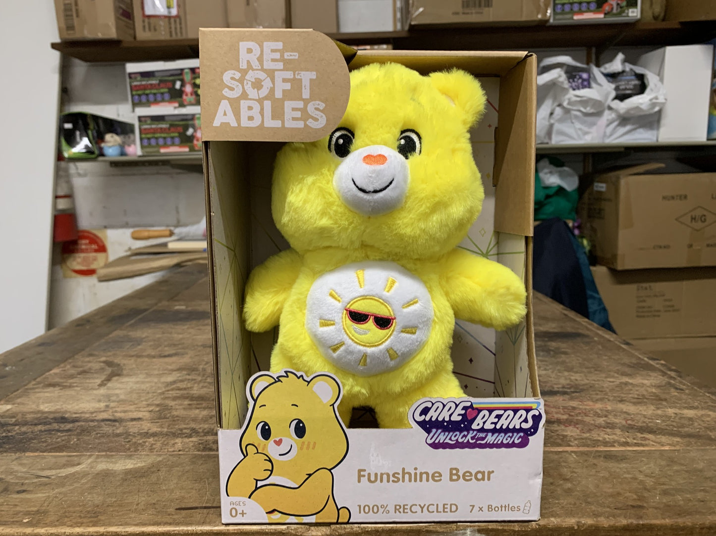 RESOFTABLES FUNSHINE BEAR CARE BEAR