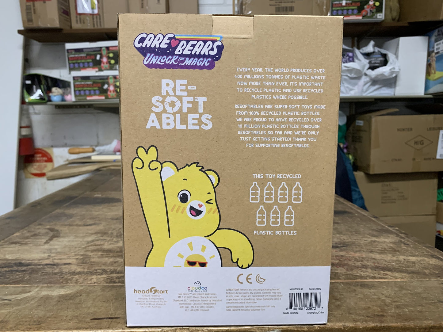 RESOFTABLES FUNSHINE BEAR CARE BEAR