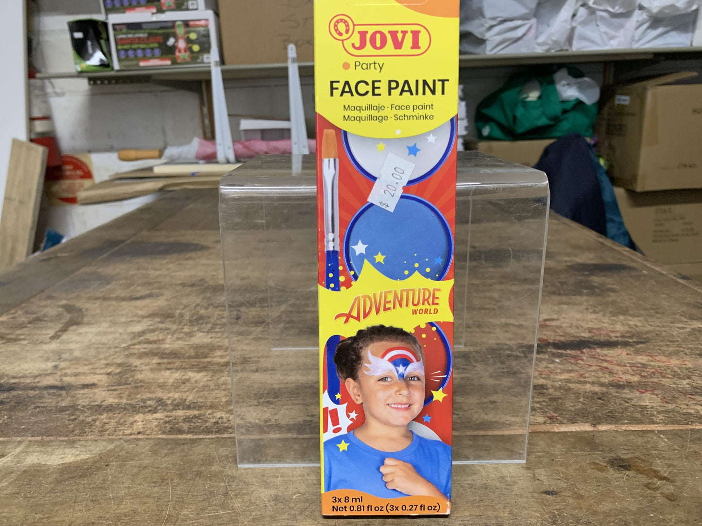 JOVI FACE PAINT 3 X 8ML ADVENTURE