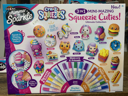 SHIMMER N SPARKLE 3 IN 1 MINI MAZING SQUEEZY CUTIES