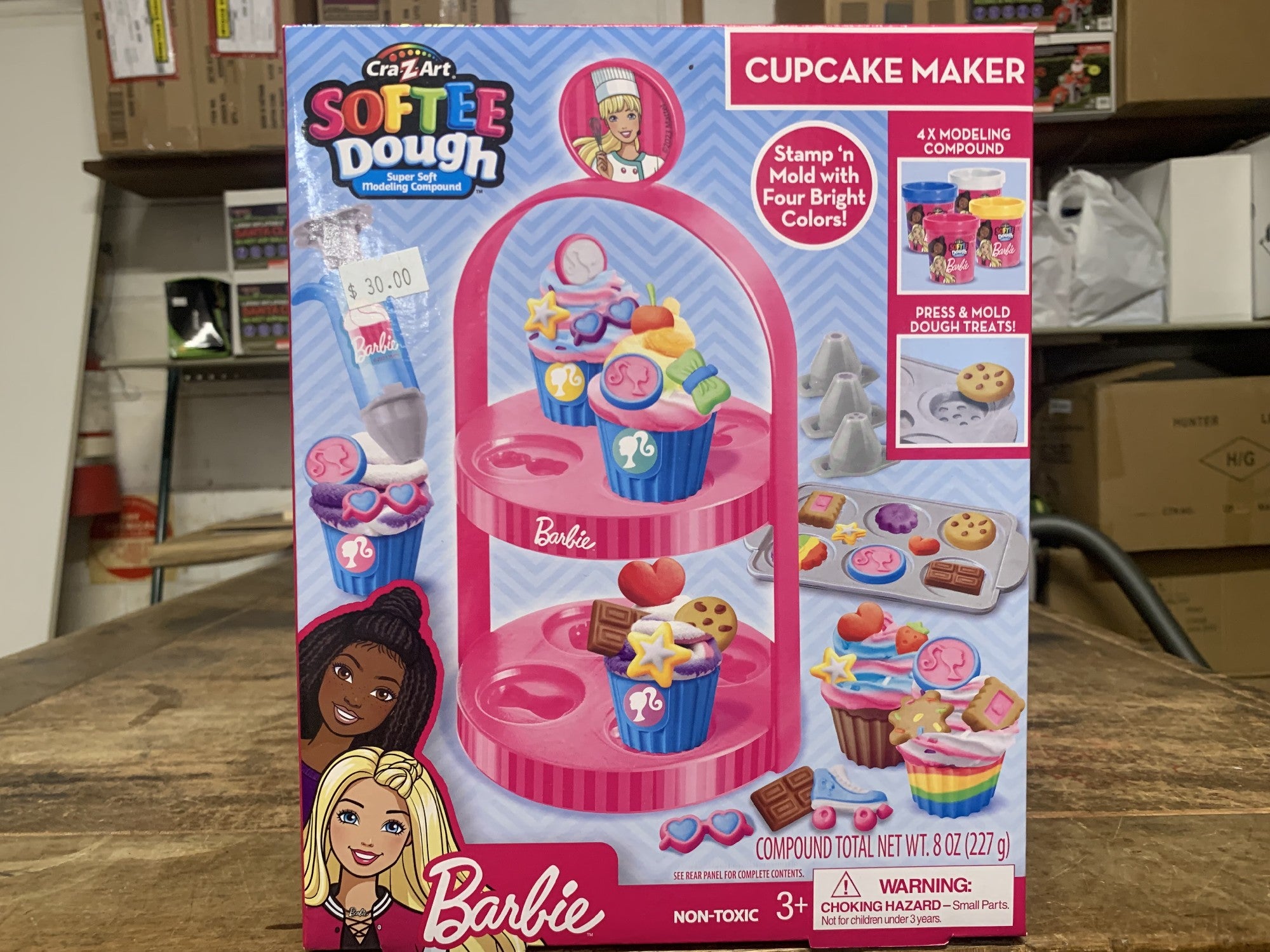 CRA Z ART BARBIE DOUGH BAKERY CUPCAKE MAKER