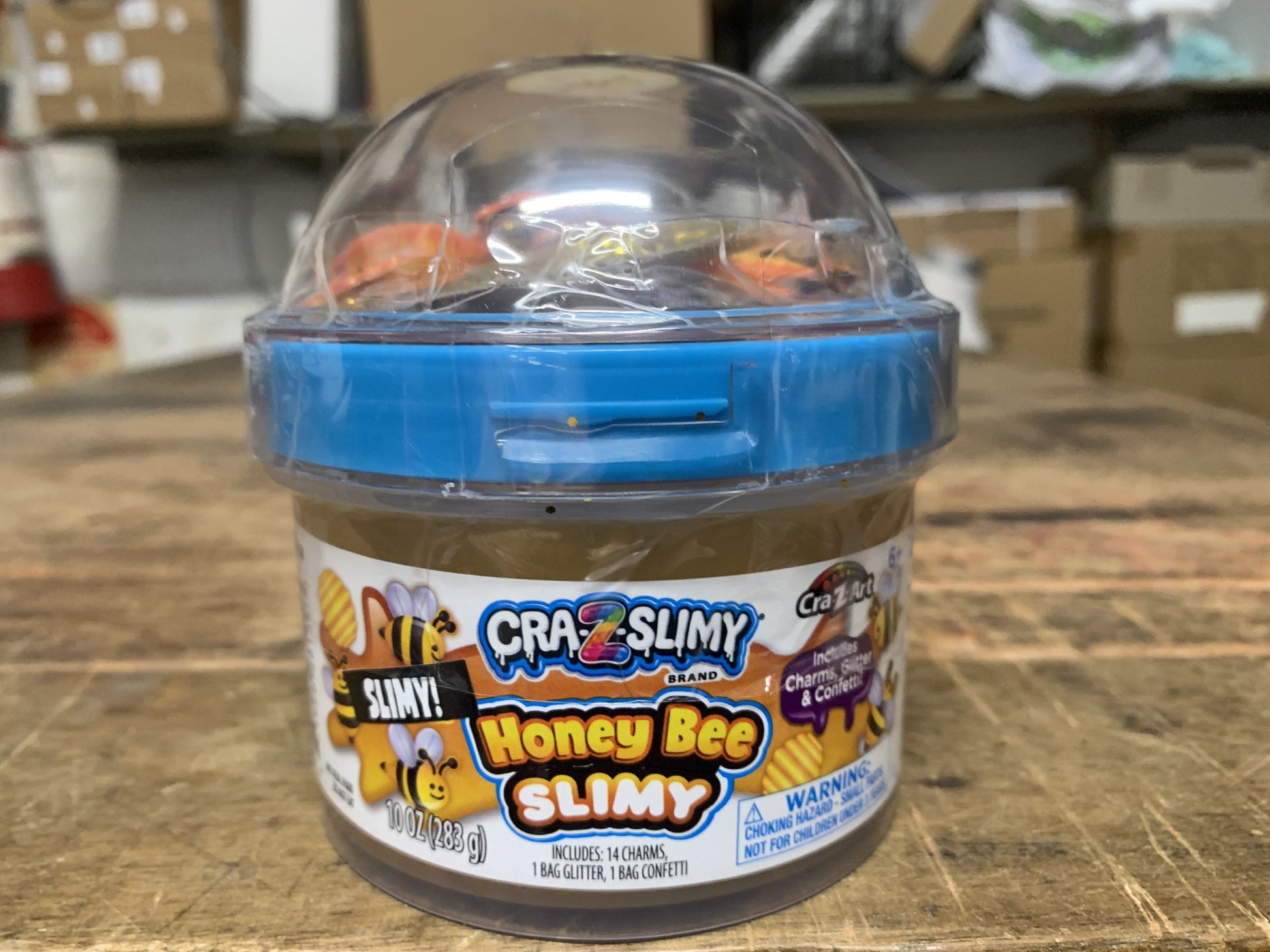 CRA-Z-SLIMY FUN DOME TOPPER JARS HONEY BEE SLIMY 