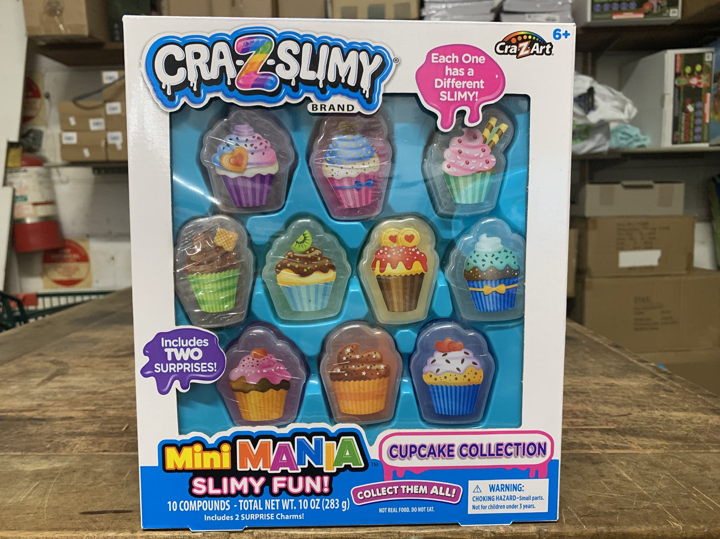 CRA-Z-SLIMY MINI MANIA SLIMY FUN CUPCAKE COLLECTION