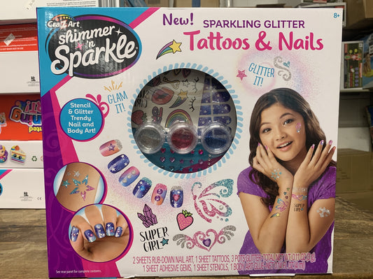 SHIMMER N SPARKLE NAILS AND BODY TATTOOS