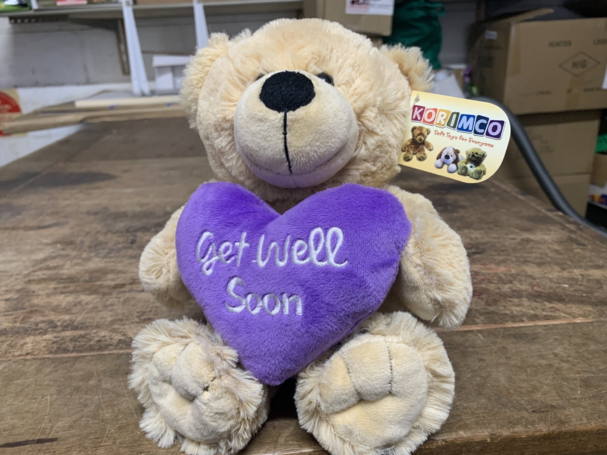 BEAR GET WELL SOON 28CM