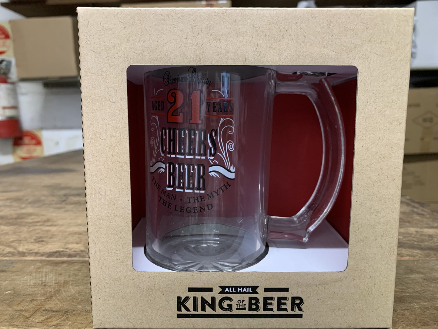 BEER TANKARD GLASS 21ST