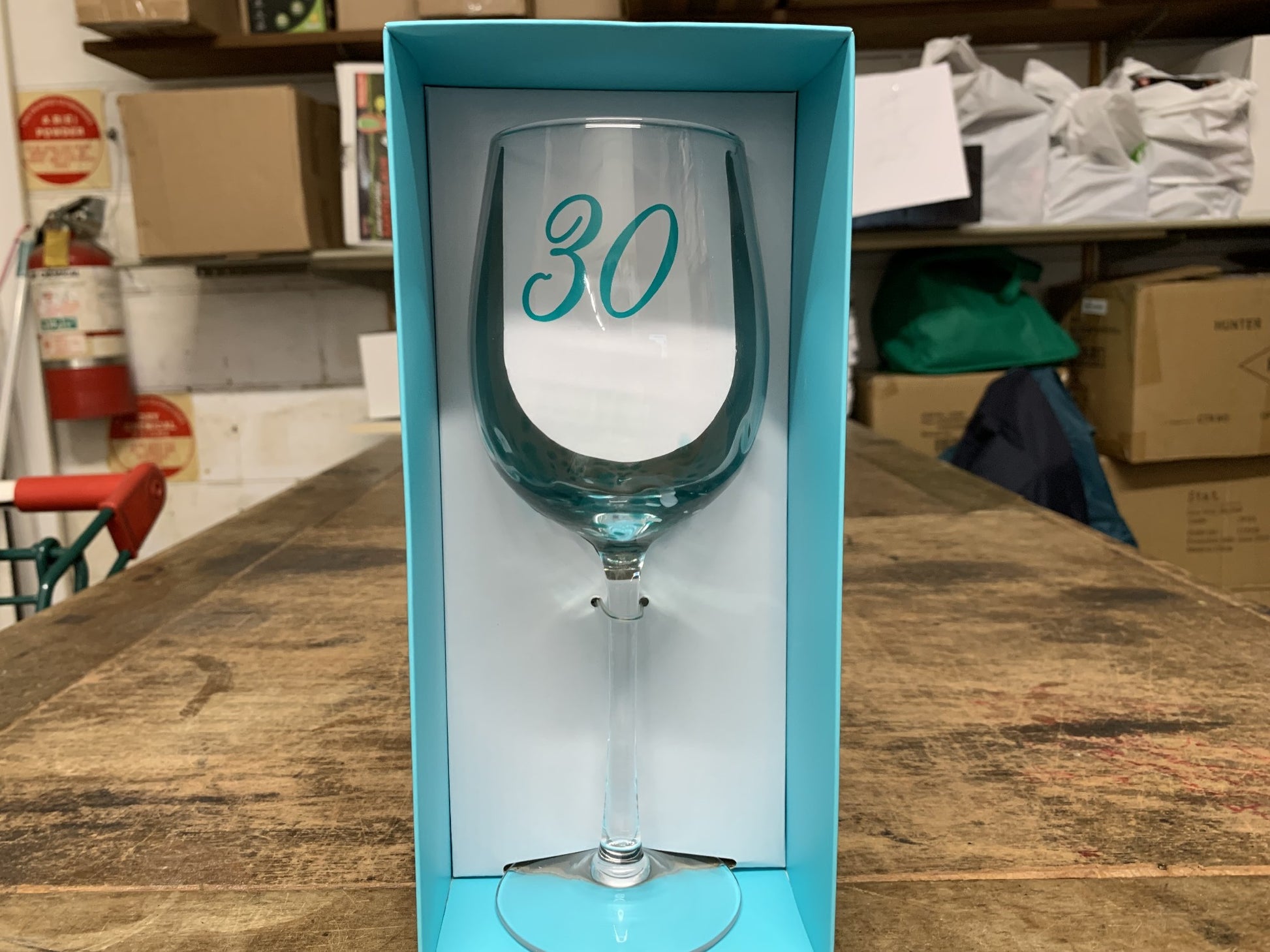 WINE 30TH TEAL 2 TONE