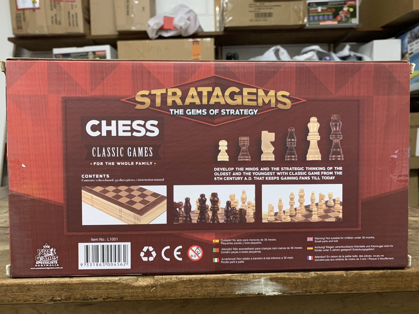 12" CHESS SET 