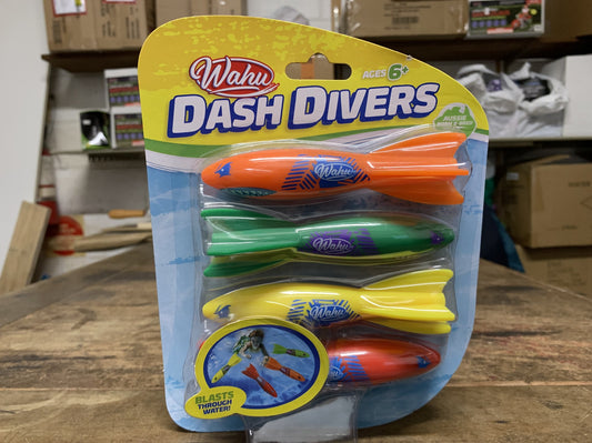 WAHU DASH DIVERS 4PK