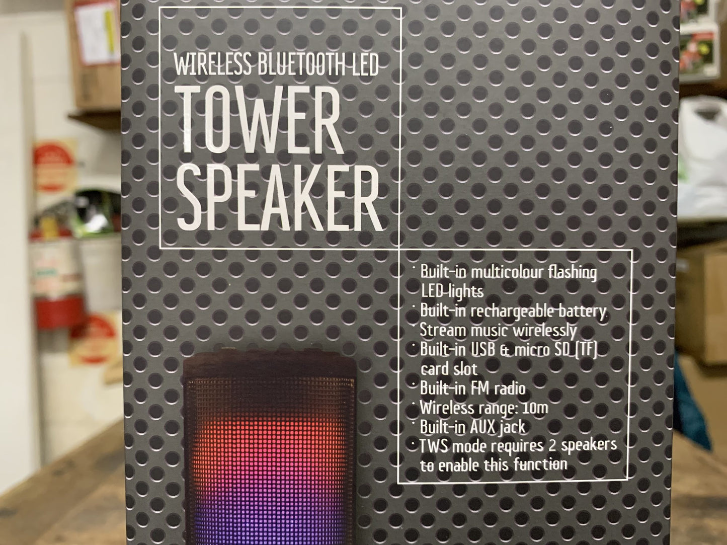 BLUETOOTH LED SPEAKER TOWER